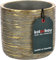 KOTARBAU® Dekorativer Keramik-Blumentopf Rund Ethno Rustikal Gold ⌀ 12 cm