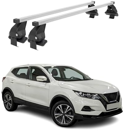 OMAC Menabo Dachträger für Nissan Qashqai J11 2013-2017 Pre-FL Stahl Silber