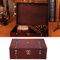 MOUMOUTEN-Boîte de Rangement en Bois, boîte de Rangement rétro avec Serrure pour la Collecte de Bijoux, boîte de Rangement pour la décoration de la Maison