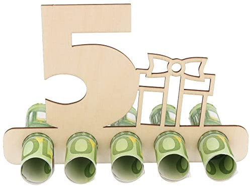 Spruchreif | Originelle Geldgeschenke | Geschenk zum 5.Geburtstag | Geldgeschenk 5.Geburtstag | Geschenk Junge Mädchen | Geldgeschenk Sohn Tochter | Geburtstagszahl | Geldgeschenke zum Jubiläum