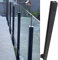 Glasgeländer Geländerpfosten aus schwarzem Glas, seitliche Montage, Zaunpaneele für Außenpools, Balusterpfosten, Deckgeländersystem mit komplettem Kit für Außentreppen, Villen, Balkone/Treppen ( Color
