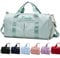 Personalisierte Fitness Yoga Tasche, personalisierte bestickte Reisetasche mit Namenstext-Logo, Reisetasche, Tanztasche, Wochenendtasche, Yoga-Tasche, Reisetasche für Frauen und Mädchen