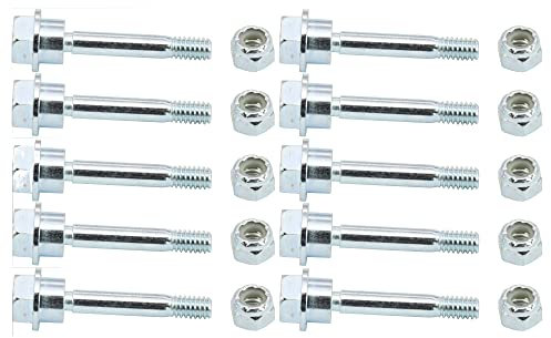 SECURA 10x Abscherbolzen kompatibel mit McCulloch PM105 961910026 Schneefräse
