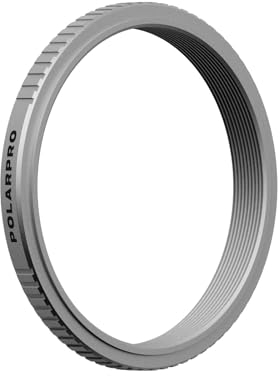 PolarPro - Fuji X100 Serie Filteradapter - Silber - Kompatibel mit Fuji X100VI, X100V, X100, X100S, X70-49mm