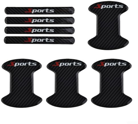 Eawfgtuw 8Pcs Epoxy Auto Door Handle Scratch Protection Cover Guard Film, Car Door Cup Handle Paint Scratch Protector Sticker Protector, Car Door Handle Anti Scratch Cover Accessories Trims