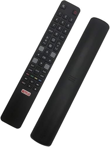 Universal Replacement TCL TV Remote RC802N – No Setup Required for TCL & Thomson Smart 4K LCD/LED TVs (32DS520, 40S6000FS, 49DP600, and More)