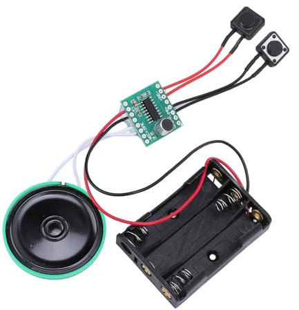 Soundmodul, 30-Sekunden-DIY-Sprachgrußkartenmodul, Aufnehmbarer Soundchip, für Personalisierte Grüße, Weihnachts-Bastelkarten