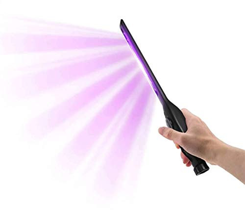 Désinfectant à la Lumière UV, lampe de désinfection ultraviolette Bâton de désinfection Ultraviolet Portable à Main Mini Lampe désinfectante UV portative pour les voyages à l'hôtel et à la maison