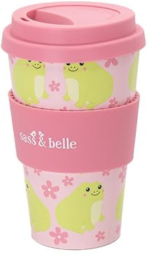 Sass & Belle Frog Travel Coffee Cup