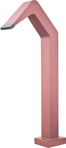 Mice - Cascata da Piscina - Fontana per Piscina a Cascata, Ideale per Piscine Esterne, Circuiti SPA - Rubinetteria Esterno Acciaio Inos S316 (Rosa Corallo)