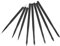 CALLARON 8Pcs Nail Art Brushes Set Gel Polish Liner Tools with Dual Ended Design for and Dotting Elegant Black Handles for Nail Art Creativity