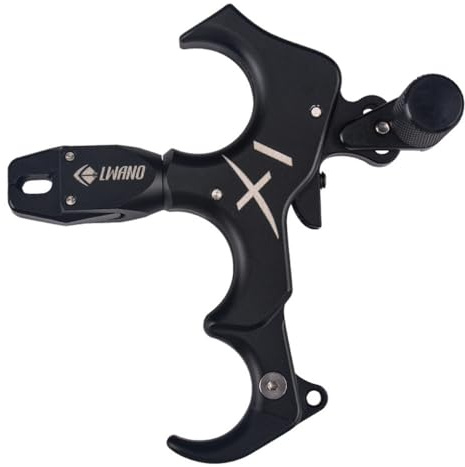 YIXANNX Attrezzatura per tiro con l'arco Hunter X1 Compound Bow Release Conveniente Impugnatura a tre dita Divaricatore Accessori sportivi a 4 dita