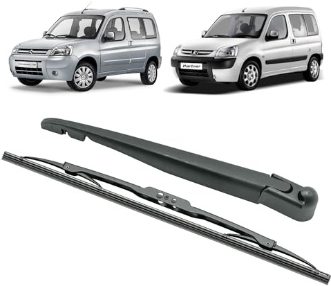 Brazo limpiaparabrisas trasero compatible para Berlingo 1 y Partner 1 (1996-2008). CON ESCOBILLA TRASERA. 642245, 6426SF