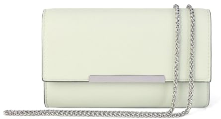 AFKOMST Clutch-Geldbörsen für Frauen, kleine Crossbody-Taschen und Sommer-Stroh-Strandhandtaschen mit Crossbody-Kettenriemen