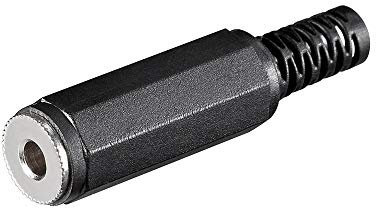 Wentronic KS 35 K 3,5 mm schwarz Aderverbinder – Verbinder Fäden (schwarz)