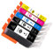 ESMONLINE 5 komp. Druckerpatronen zu Canon PGI-525/CLI-526 Pixma MG 5100 5150 5200 5250 5300 5350 6150 6250 8150 8250 MX 715 885 895 IP 4850 4950 IX6550 525