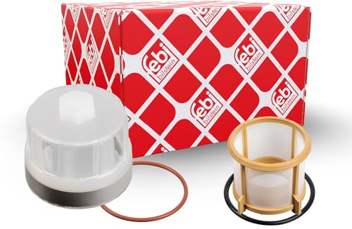 febi bilstein 01754 Kraftstofffilter mit Dichtring, 1 Stück | Kompatibel mit: MERCEDES-BENZ VARIO Bus, VARIO Kasten, VARIO Pritsche/Fahrgestell, VARIO Triebkopf