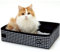 Cat1st Reise Katzenklo Mobile Katzentoilette - Schwarz