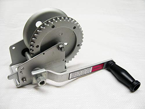 Secure Fix Direct 1200 Lbs / 635 Kgs Manual Hand Winch Duracoat - Marine Boat Car Trailer Hoist