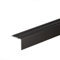 SELF-Adhesive ANODISED Aluminium Anti Non Slip Stair Edge Nosing Trim 900mm x 25mm x 20mm A36 Black
