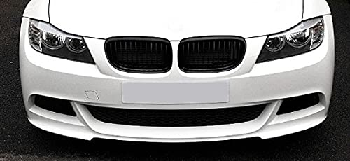 Kühler- Sport- Front- Rippen- Grill Schwarz Matt Eintragungsfrei Set