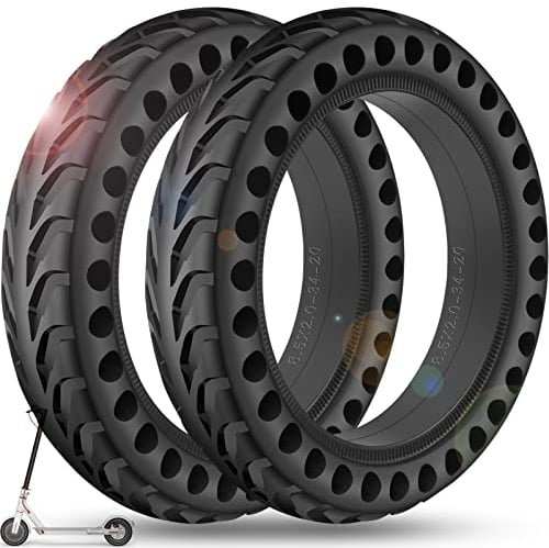 BANGTING 8,5 Zoll E Scooter Solid Reifen, 8 1/2 x2 Vollgummireifen, 50/75-6.1 Ersatzreifen für Xiaomi Pro 2 / M365 / M365 Pro / 1S / 3/3 Lite/Essential und alle , (2 PCS)