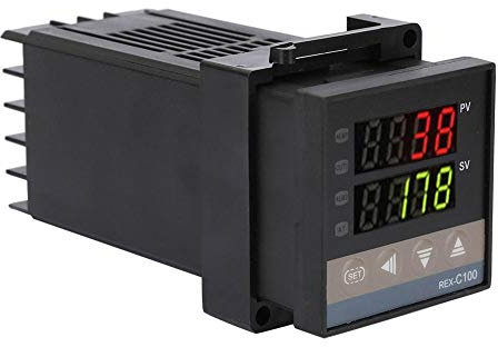 KSTE 0 ℃ ~ 1300 ℃ Alarm REX-C100 Digital PID-Temperaturregler Thermostat Kit AC110V-240V