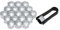 Fesjoy 20pcs Universal 21mm Radmutter Abdeckungen Radmutter Kappen Schraubenschutz 21mm Radschraubenabdeckungen
