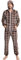 AYJMA Herren Jumpsuit Hoodie Plaid Flanell Pyjama Strampler Man Body Onesie Für Erwachsene Kleidung XXL Stil 1