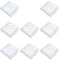 8 Pieces Battery Storage Case Battery Holder Box AA/AAA Cell Battery Storage Case Holder Box Plastic Battery Case, Transparent