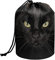 chaqlin Kosmetiktasche mit Kordelzug, für Damen und Mädchen, tragbar, Kosmetiktasche mit Kordelzug, schwarze katze, Einheitsgröße, Kulturbeutel