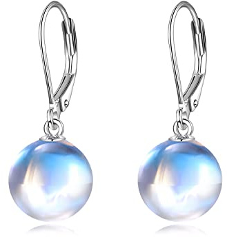 VONALA Perle Ohrringe Sterling Silber, Hängend Ohrringe Schmuck Geschenke für Damen und Mädchen