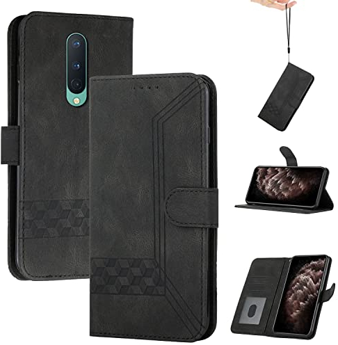 OKZone Kompatibel mit 8 Hülle, Handyhülle für 8, PU Leder Wallet Schutzhülle Magnetisch Kartenfach, Klapphülle Tasche Flip Case Cover Handytasche Etui für 8 (Schwarz)