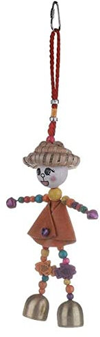 Carillon épouvantail épouvantail ensoleillé poupées colorées jardin chinois artisanat mode brodé W7W0 Chi Decor Style