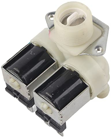 HEEPDD Clothes Washer Water Inlet Valve, Washing Machine Water Inlet Valve Replacement Solenoid Double Head Water Inlet Valve Valve Washer Accessories Applicable to FPS 180A
