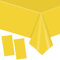 2 Stück Einweg Tischdecke Gelb Papiertischdeck Roll Kunststoff Party Tischdecken,137 * 274cm Papiertischdecken Rolle wasserdichte Tischtuch für Bienen Party,Kindergeburtstag,Hochzeiten,Weihnachten