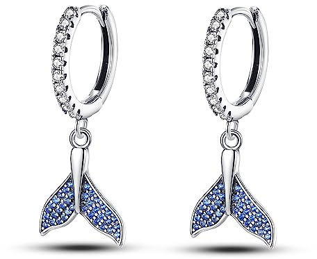 KUNSIR Silber Ohrringe für Damen Ohrringe, 1 Paar 925 Sterling Silber Ohrstecker Hypoallergen für Frauen und Mädchen