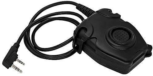 Taktische PTT Kompatibel Mit Taktischen Headsets Und Walkie-Talkies Intercoms Adapter Sendetastenschalter