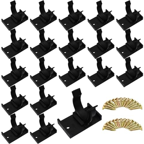 20 soportes para zócalos de cocina, clips para zócalo de cocina, con fijación para zócalo de cocina