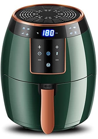 IkErna 5Qt Air Fryer Oven, 97% Fat Reduction, 1500W, Non-Stick Basket, Suitable for 3-5 People/B/Touch Sn
