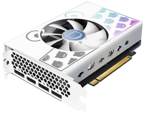 Jemora Carte Graphique RTX4060 8G GDDR6 Compatible avec Les Petits boîtiers d'ordinateur Cartes Graphiques d'ordinateur Carte Graphique pour PC de Jeu Conception Unique Matériaux de Haute qualité