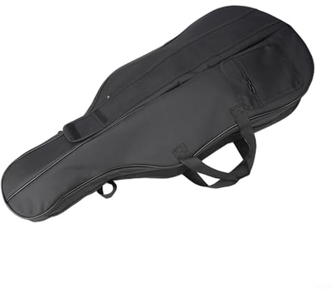 1/8 Cellophan gepolsterte Tasche, tragbare 1/8 Cello-Aufbewahrungstasche, gepolsterte Gigbag mit seitlicher Aufbewahrungstasche, Cello-Rucksack mit 2 festen Trägern, wasserdicht