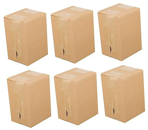 CAXUSD 20stücke Kartonagen Für Versand Stabile Faltkartons Aus Kraftliner Wellpappe Für Kleine Päckchen Und Sichere Verpackung Und Wiederverwendbar