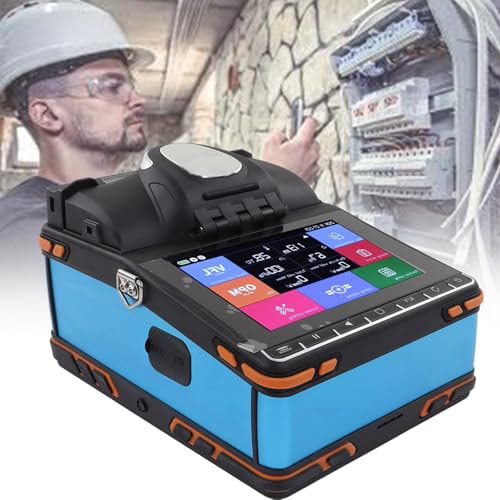 Fiber Optic Termination Tool Kit, with 5.5 Touch Screen, 300X Magnification Optics and Auto Focus, 8 Seconds High Efficiency Splicing