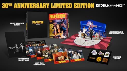 Pulp Fiction 30th Anniversary 4K UHD Collector's Edition [Blu-ray] [Region A]