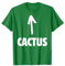 Lustiges Kakteen-Outfit und Kaktus-Kostüm T-Shirt