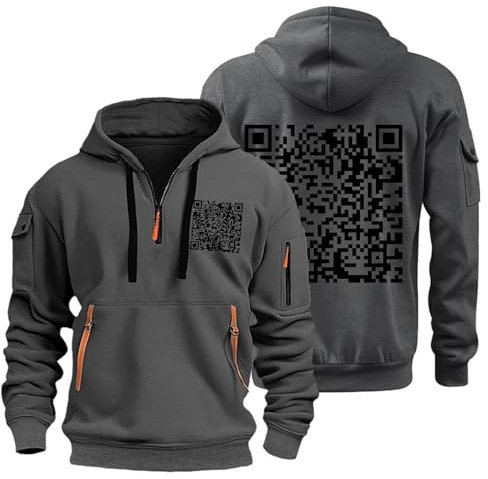 Hoodie Herren Oversize Winter Dicke Kapuzenpulli Casual Sweatshirt Hip Hop Outdoor Kapuzenpullover Personalisierte Hoodie Langarm Pullover mit Taschen Kordelzug 2024 Winter Pulli(Dark Gray,3XL)