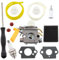MCHNIC Kit de Carburateur pour Ryobi RBC30SESA RBC30SBSA RLT30CESA RLT30SESA RPR3025JA Remplacer ZAMA C1U-H60D C1U-H60E 26cc 30cc Tondeuse et débroussailleuse