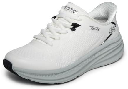 Skechers Women's Bobs Skillz Too EssentialTrainer | Casual sneaker, Slip-ins technology, Memory Foam footbed, Heel Pillow, Flexible outsole, Adjustable laces, Machine Washable