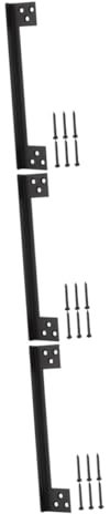 NUOBESTY 3 Pezzi Protezione Serratura Porta Shape Inossidabile per Porte Basculanti e Sicuro Adatto per Chiusura e Sicurezza Aggiuntiva